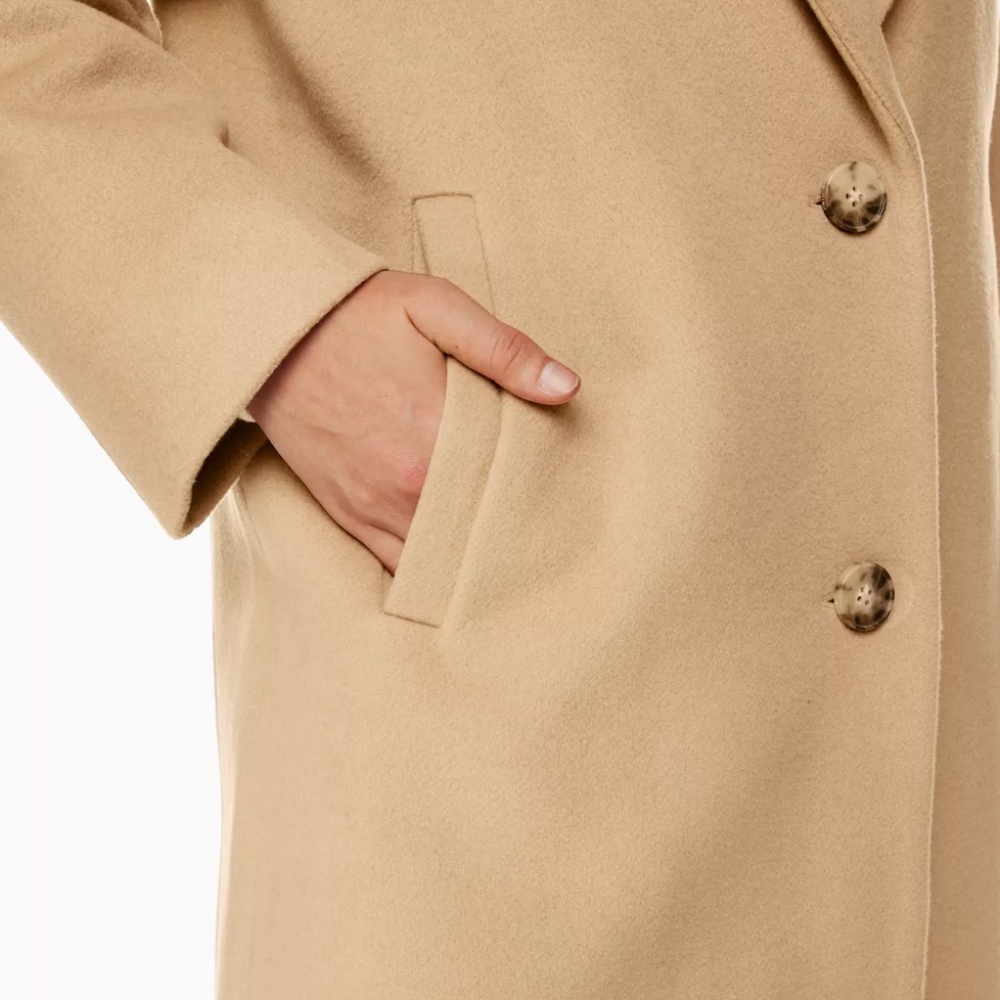 NEW! WILFRED THE NEW ONLY COAT  in Gold Camel Size S - Picture 2 of 5